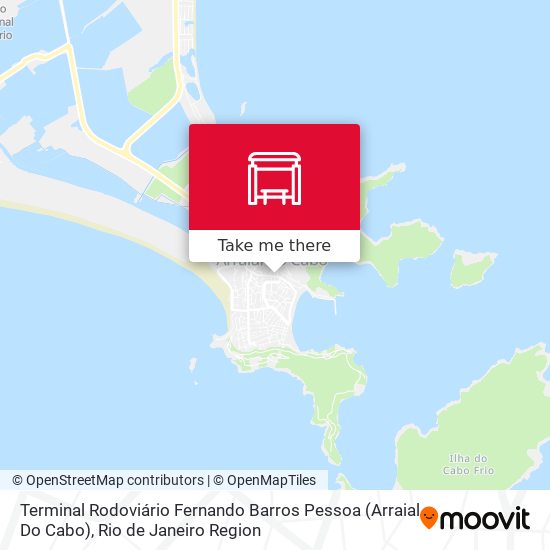 Terminal Rodoviário Fernando Barros Pessoa (Arraial Do Cabo) map