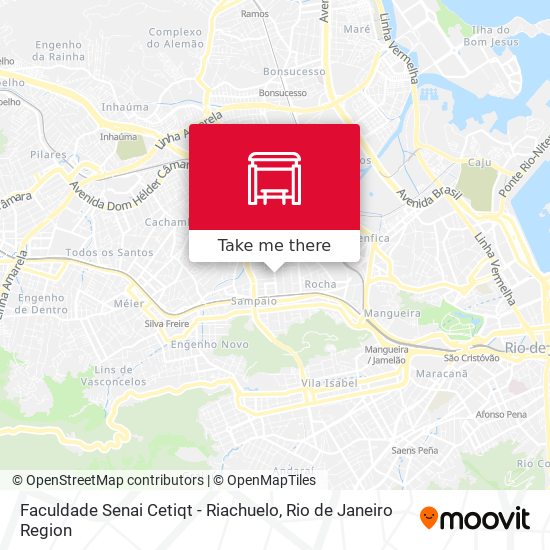 Faculdade Senai Cetiqt - Riachuelo map