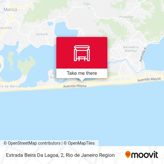 Estrada Beira Da Lagoa, 2 map