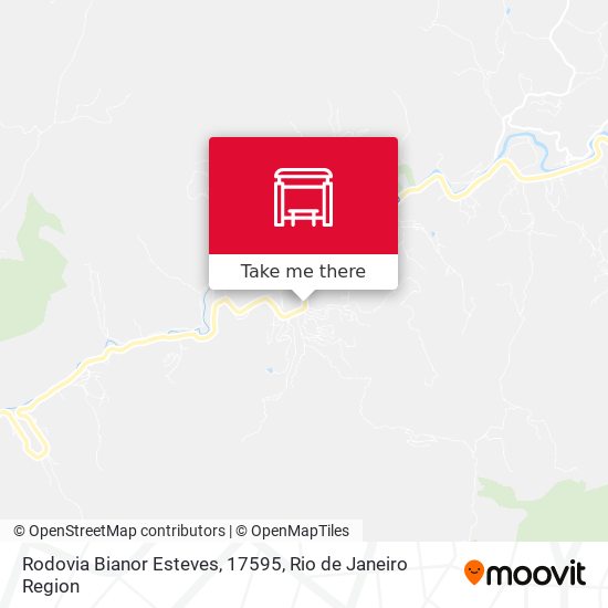 Rodovia Bianor Esteves, 17595 map