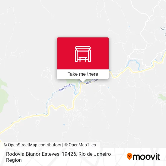 Rodovia Bianor Esteves, 19426 map