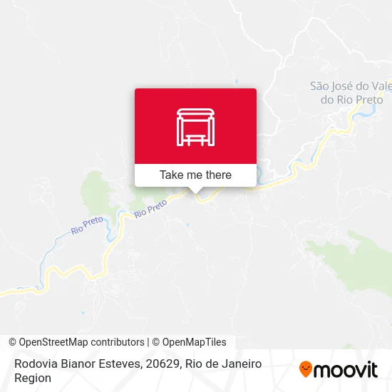 Rodovia Bianor Esteves, 20629 map