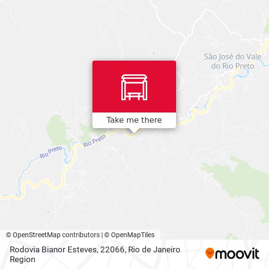 Rodovia Bianor Esteves, 22066 map
