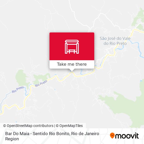 Bar Do Maia - Sentido Rio Bonito map