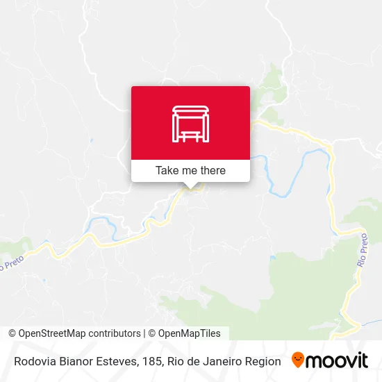 Rodovia Bianor Esteves, 185 map