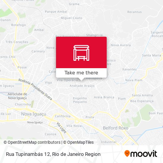 Rua Tupinambás 12 map