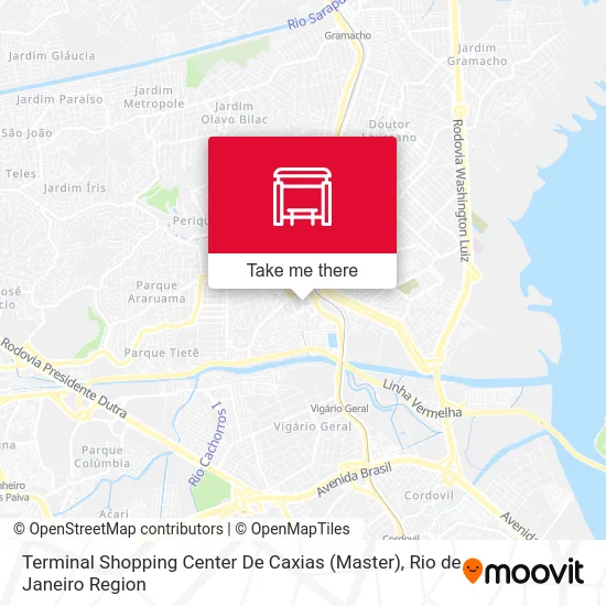 Terminal Shopping Center De Caxias (Master) map