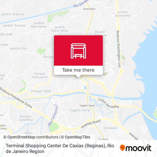 Terminal Shopping Center De Caxias (Reginas) map