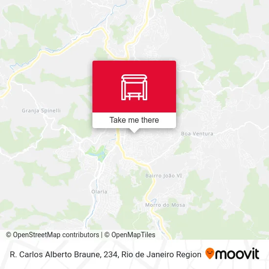 R. Carlos Alberto Braune, 234 map