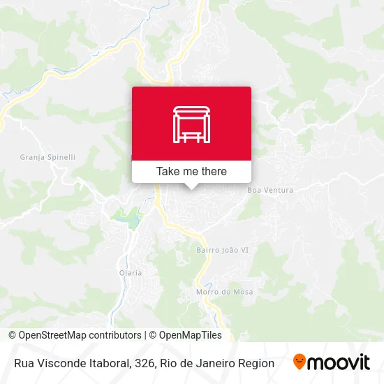 Rua Visconde Itaboral, 326 map
