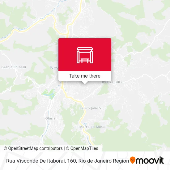 Rua Visconde De Itaboraí, 160 map