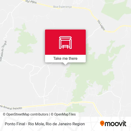 Ponto Final - Rio Mole map