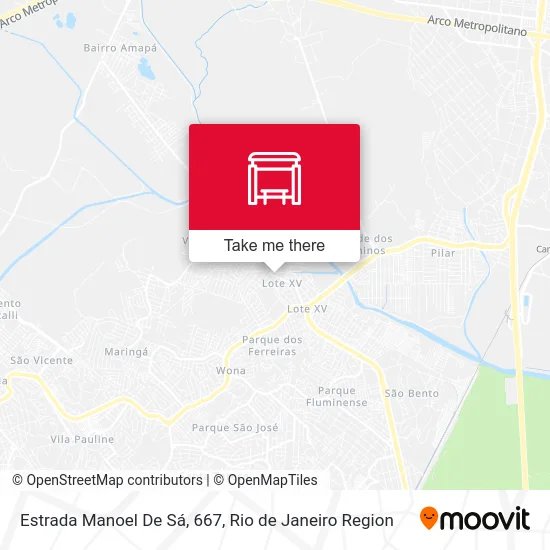 Estrada Manoel De Sá, 667 map