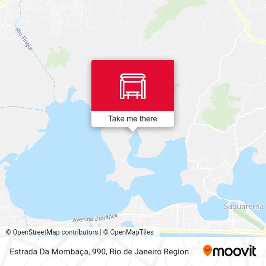 Estrada Da Mombaça, 990 map