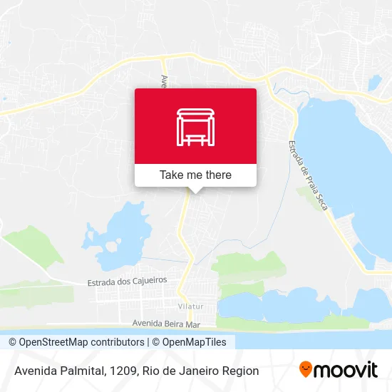 Avenida Palmital, 1209 map