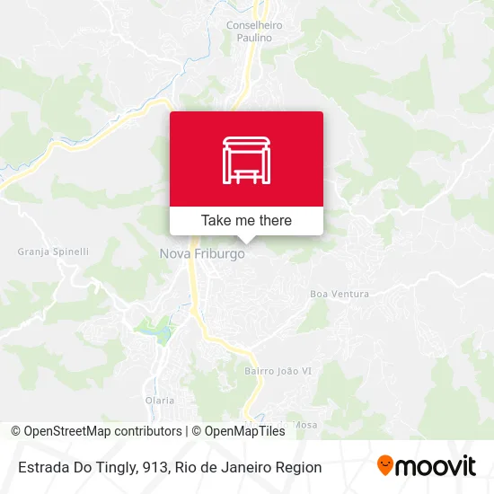 Estrada Do Tingly, 913 map