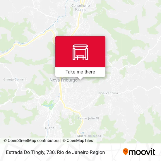 Estrada Do Tingly, 730 map