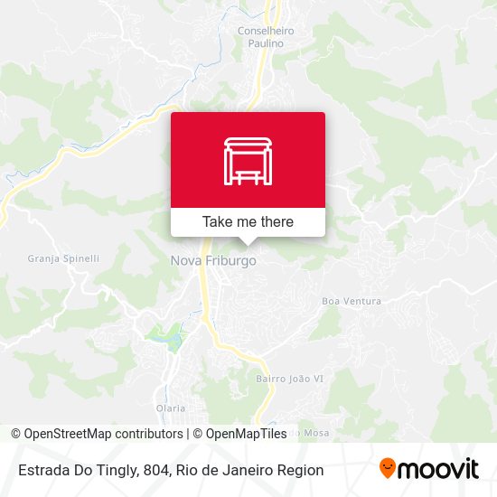 Estrada Do Tingly, 804 map