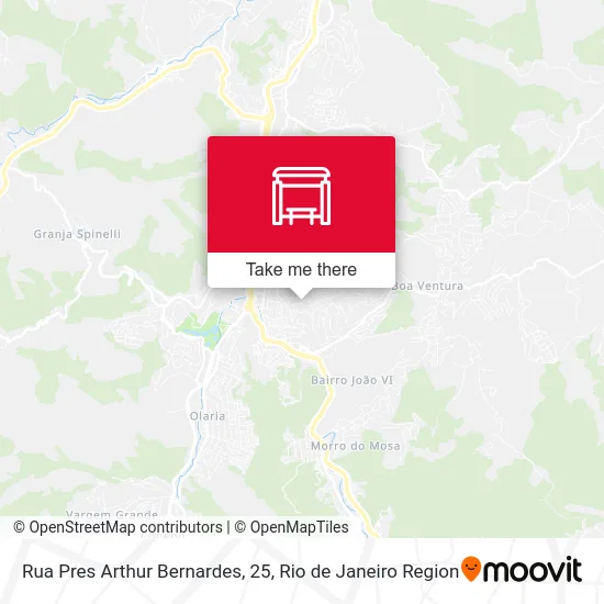Rua Pres Arthur Bernardes, 25 map