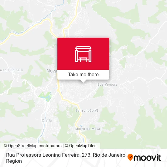 Rua Professora Leonina Ferreira, 273 map