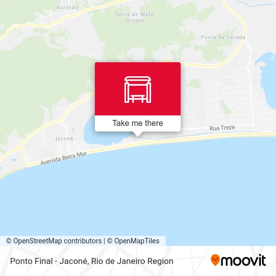 Ponto Final - Jaconé map