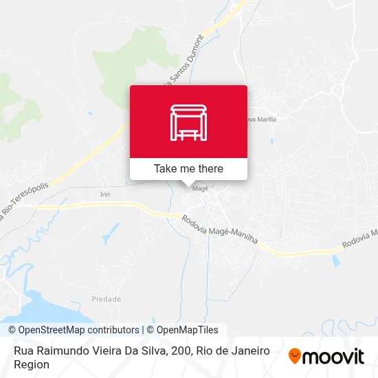 Rua Raimundo Vieira Da Silva, 200 map