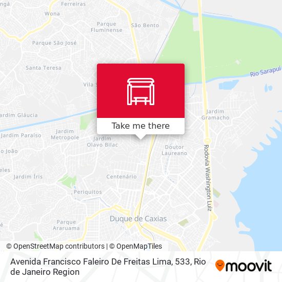 Avenida Francisco Faleiro De Freitas Lima, 533 map