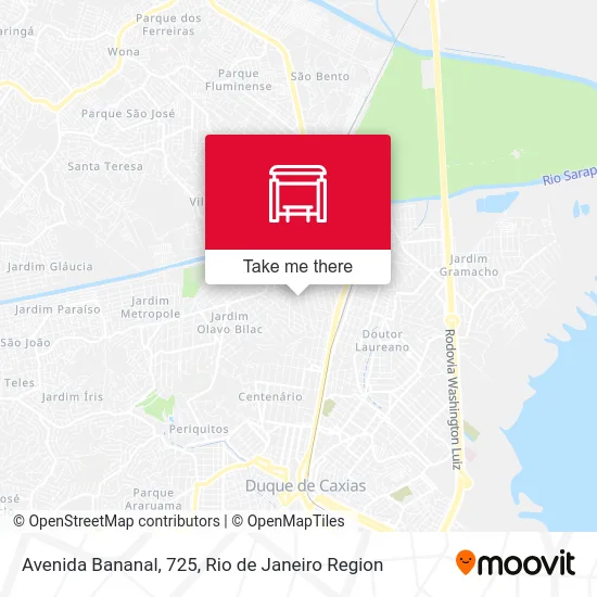 Avenida Bananal, 725 map