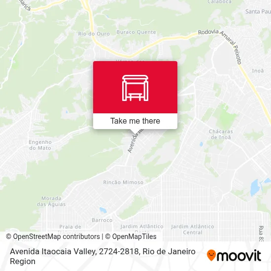 Avenida Itaocaia Valley, 2724-2818 map