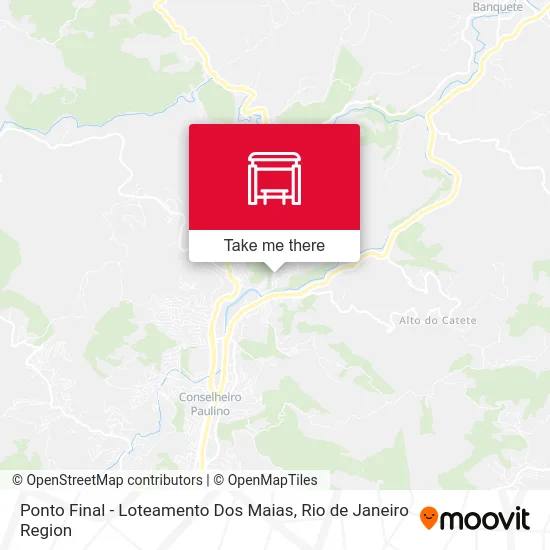 Ponto Final - Loteamento Dos Maias map