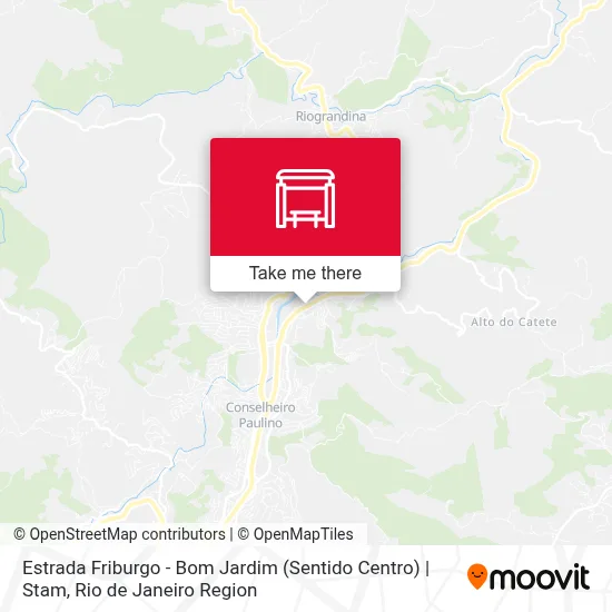 Estrada Friburgo - Bom Jardim (Sentido Centro) | Stam map