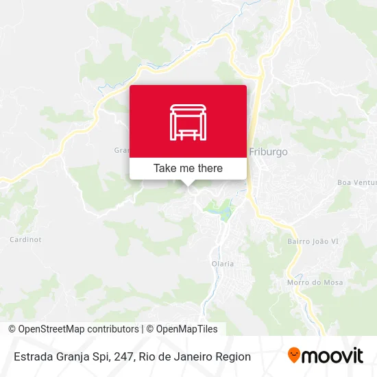 Estrada Granja Spi, 247 map