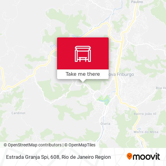 Estrada Granja Spi, 608 map