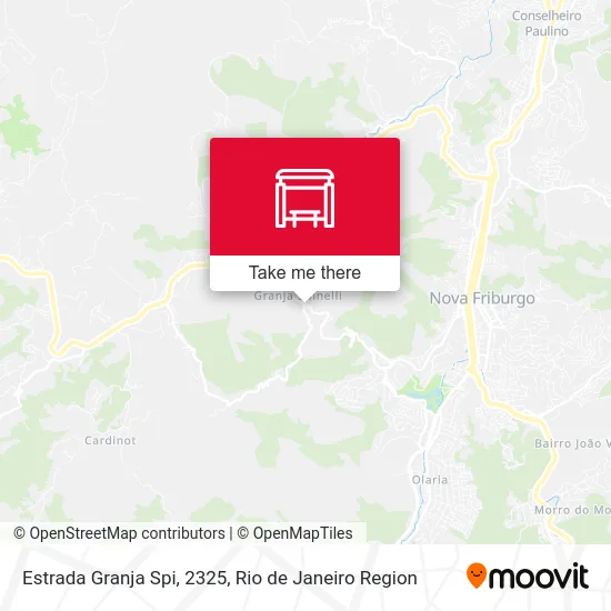 Estrada Granja Spi, 2325 map