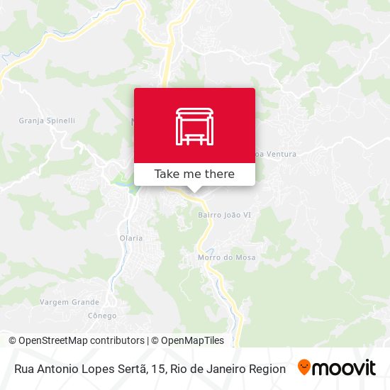 Rua Antonio Lopes Sertã, 15 map