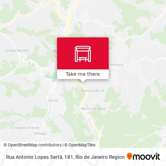 Rua Antonio Lopes Sertã, 181 map
