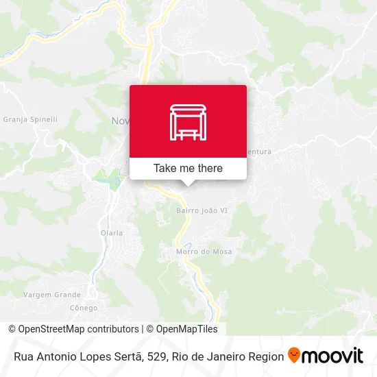 Rua Antonio Lopes Sertã, 529 map