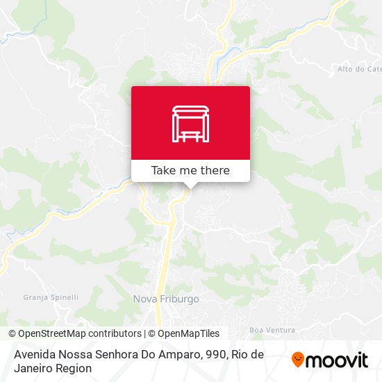 Avenida Nossa Senhora Do Amparo, 990 map