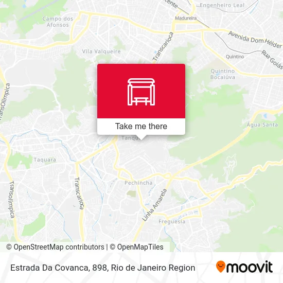 Estrada Da Covanca, 898 map