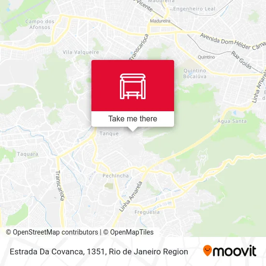 Estrada Da Covanca, 1351 map