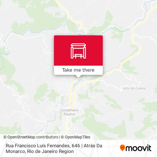 Mapa Rua Francisco Luís Fernandes, 646 | Atrás Da Monarco