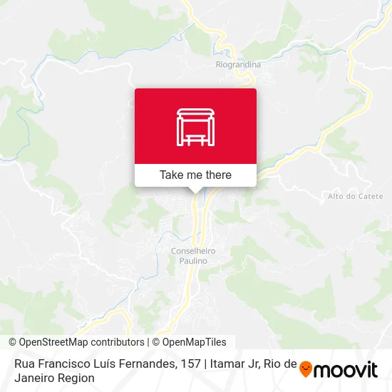Rua Francisco Luís Fernandes, 157 | Itamar Jr map