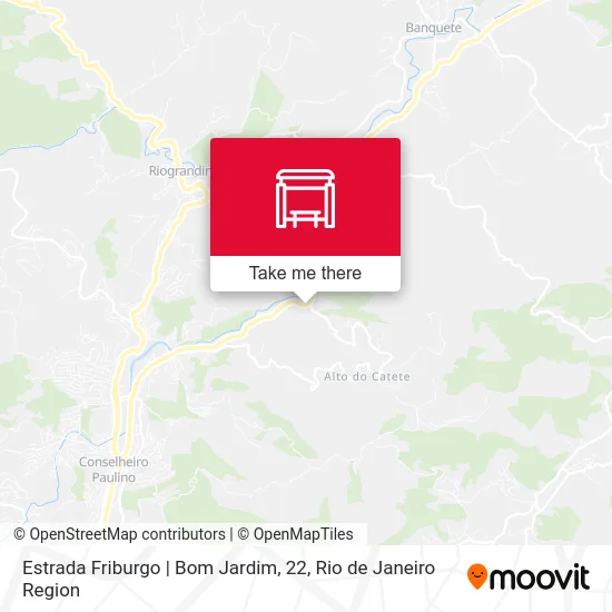 Estrada Friburgo | Bom Jardim, 22 map