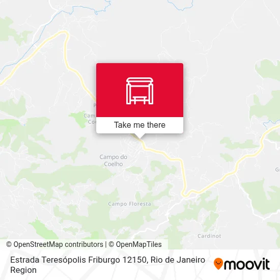Estrada Teresópolis Friburgo 12150 map