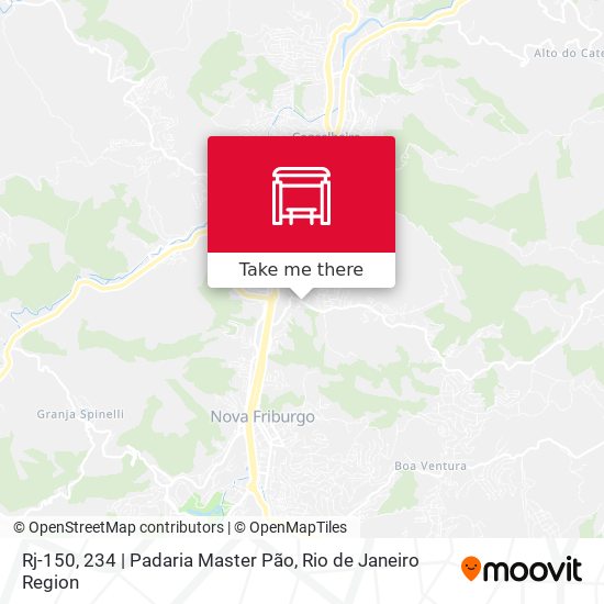 Rj-150, 234 | Padaria Master Pão map