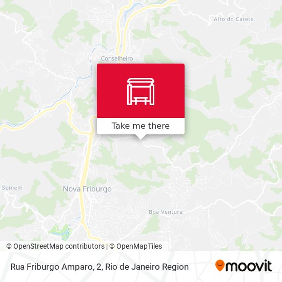 Rua Friburgo Amparo, 2 map
