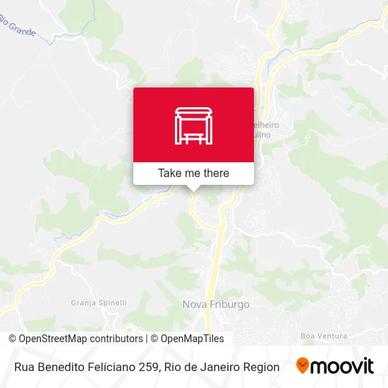 Rua Benedito Felíciano 259 map