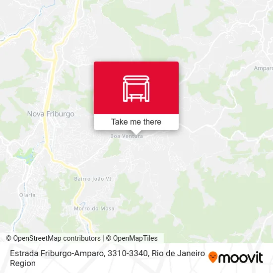 Estrada Friburgo-Amparo, 3310-3340 map