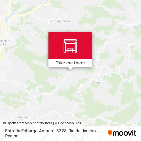 Estrada Friburgo-Amparo, 3328 map