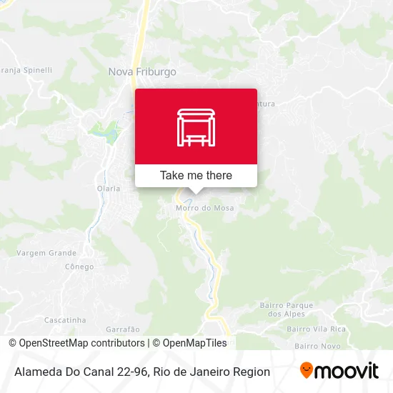 Alameda Do Canal 22-96 map